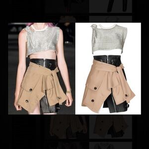 Alexander Wang leather skirt